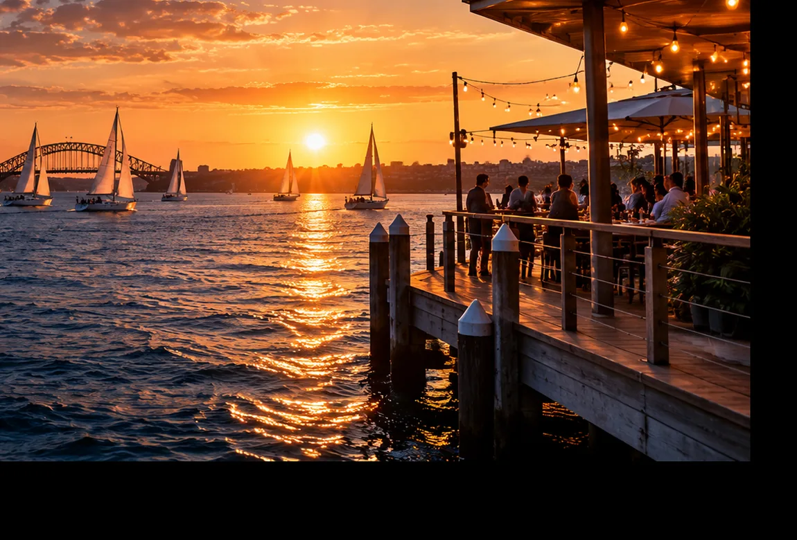 Illustrative: Waterfront gathering